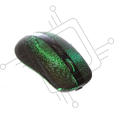 Мышь беспроводная Qumo Comfort M18 черный, 2400 dpi, радиоканал, USB, кнопки - 6