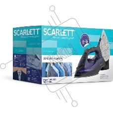Утюг Scarlett SC-SI30K57 2400Вт черный/фиолетовый