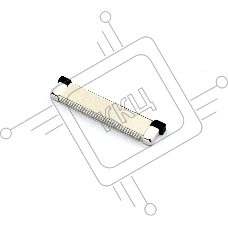 Разъем FPC  Half Coverage Bottom Contact 0.5K-BX-36PWB 36 pin высота 2мм шаг 0,5мм
