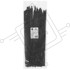 Стяжки Cablexpert NYT-400x9B пластиковые 400 мм х 9 мм, черные (100 шт.)
