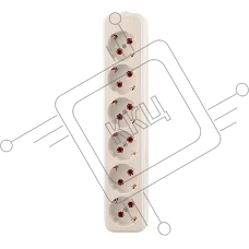 Колодка удлинителя 6-м с заземл. Lezard 720-0600-601