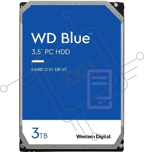 Жесткий диск Western Digital Original SATA-III 3Tb WD30EZAZ Blue (5400rpm) 256Mb 3.5
