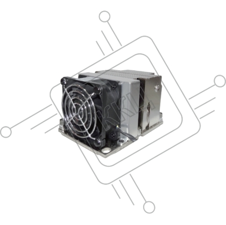 Радиатор охлаждения ЦП 2U, active with 6025Fan, Intel LGA3647, Narrow