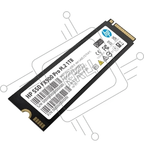 Накопитель SSD M.2 HP 1.0Tb FX900 Pro Series <4A3U0AA#ABB> (PCI-E 4.0 x4, up to 7000/5600MBs, 3D NAND, DRAM Cache, 600TBW, NVMe 1.4, 22х80mm)