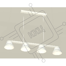 Светильник Ambrella light XB9151100/4 SWH/FR белый песок/белый матовый GX53 (C9151, N8140)