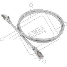 Кабель Patch cord Lanmaster TWT-45-45-5.0/S-GY 5м FTP Cat 5e Grey