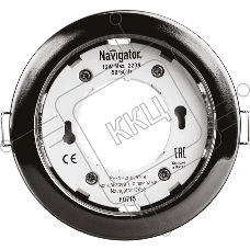 Светильник 71 281 NGX-R1-005-GX53 IP20 черн. хром Navigator 71281
