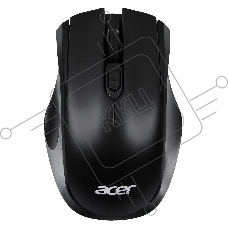 Мышь беспроводная Acer OMR030 черный, 1600 dpi, радиоканал, USB, кнопки - 4