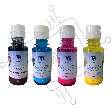 Чернила NVPrint пигментные GT51 / GT52 для HP DeskJet GT 5810, 5820, 5822, Ink Tank 115, 310, 315, 319, 410, 419, 415, Smart Tank 515, 615, комплект 4 цвета