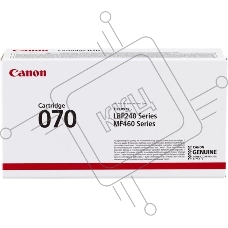 Картридж лазерный Canon CRG 070 BK черный (3000 стр) для Canon MF240/460 series