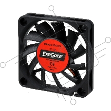 Вентилятор для корпуса ExeGate EX06010S3P черный, 60 мм, 2500 об/мин, 20.5 дБ, 3 pin
