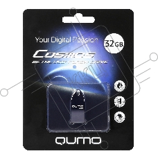 Флеш диск USB 2.0 QUMO 32GB Cosmos QM32GUD-Cos-d Dark