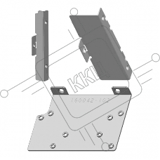 Рамка Chenbro 84H323610-058 Рамка крепления блока питания FSP550-50ERS в корпус RM236xx