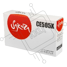 Картридж лазерный Sakura CE505X для HP LaserJet P2055, P2055D, P2055DN черный, 6500 к.