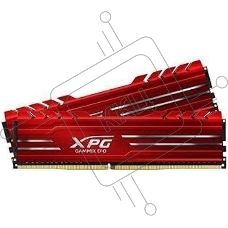 Оперативная память XPG Gammix D10, DDR4, 16GB (1x16GB), 3000MHz, CL16, с радиатором, красный