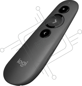 Презентер Logitech R500s Graphite черный, Bluetooth + 2.4 GHz, USB-ресивер , 3 программируемых кнопки, лазерная указка