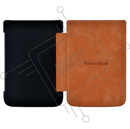 Чехол для PocketBook 606/616/617/627/628/632/633 коричневый (PBC-628-BR-RU)