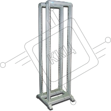 Стойка двухрамная Lanmaster TWT-RACK2-38U-6X6 38U 600ммX600мм 350кг серый