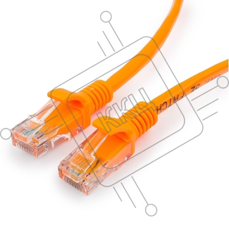 Патч-корд UTP Cablexpert PP12-0.5M/O кат. 5e, 0.5м, литой, многожильный (оранжевый)