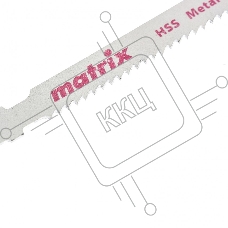 Полотна для электролобзика MATRIX по металлу, 3 50 x 2 мм 78229