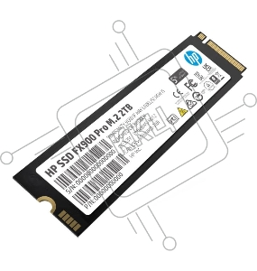 Накопитель SSD M.2 HP 2.0Tb FX900 Pro Series <4A3U1AA#ABB> (PCI-E 4.0 x4, up to 7400/6700MBs, 3D NAND, DRAM Cache, 1200TBW, NVMe 1.4, 22х80mm)