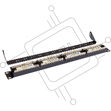 Патч-панель UTP 24хRJ-45 кат.5E 1U 19дюйм SUPRLAN 10-0403