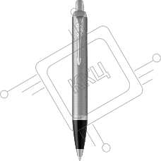 Ручка шариковая Parker IM Essential K319 (CW2143631) Brushed Metal CT M син. черн. подар.кор.