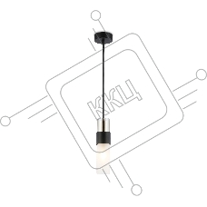 Подвесной светильник LH55101 BK/FR/TI черный/белый матовый/янтарь E14 max 40W D55*1500
