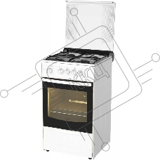 Плита газовая Darina 1B GM 441 105 W белый, конфорок 4 шт, духовка 50 л, 50 см x 85 см x 51 см