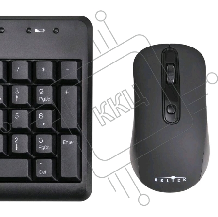 Клавиатура + мышь Oklick 270M black USB