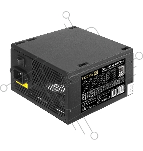 Блок питания 800W ExeGate 80 PLUS® 800PPH-LT (ATX, APFC, SC, КПД 82% (80 PLUS), 12cm fan, 24pin, (4+4)pin, PCIe, 5xSATA, 3xIDE, кабель 220V с защитой от выдергивания, black, Color Box)