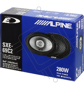 Колонки автомобильные Alpine SXE-69C2 280Вт 92дБ 15x23см (6x9дюйм) (ком.:2кол.) коаксиальные двухполосные