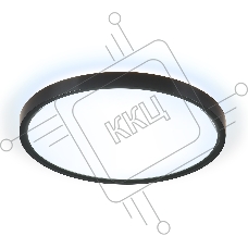 Потолочный светодиодный светильник Ambrella light FZ3055 BK черный IP44 33W+10W 6400+6400К D370*40 (Без ПДУ)