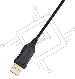 Мышь GMNG XM007 черный/красный оптическая (10000dpi) USB (7but)