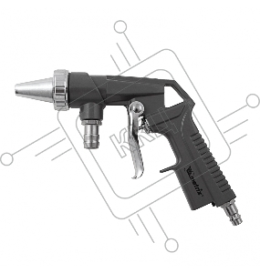 MATRIX Пистолет пескоструйный со шлангом, пневматический// 57328