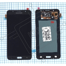 Дисплей для Samsung Galaxy J7 (2016) SM-J710F в сборе с тачскрином (OLED) черный