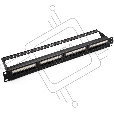 Патч-панель UTP 24хRJ-45 кат.6 1U 19дюйм SUPRLAN 10-0427