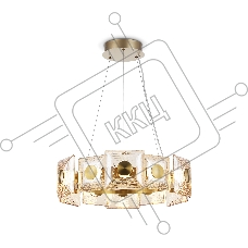 Светильник Ambrella light LH31021 BS/TI латунь/янтарь 56W 3000K D570*150