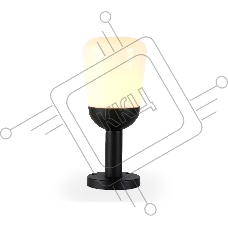 Светильник Ambrella light ST2087 BK/FR черный/белый матовый IP54 E27 max 40W D150*350