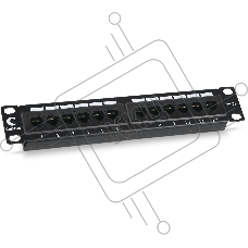 Патч-панель Cabeus PL-12-Cat.5e 10