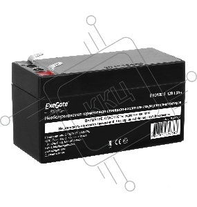 Батарея  ExeGate EX269857RUS GP12013/EXG12013 (12V 1.3Ah), клеммы F1