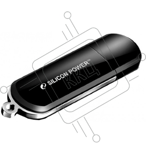 Флеш Диск Silicon Power 64Gb LuxMini 322 SP064GBUF2322V1K USB2.0 черный