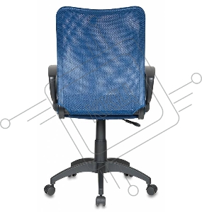 Офисное кресло Бюрократ Ch-599/DB/TW-10N  Кресло (спинка темно-синяя сетка, сиденье темно-синий TW-10N)