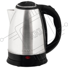 Чайник электрический Scarlett SC-EK21S26 1.8л. 1800Вт серебристый (корпус: нержавеющая сталь)
