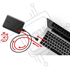 Внешний жесткий диск Toshiba Canvio Basics HDTB540EK3CA 4TB 2.5