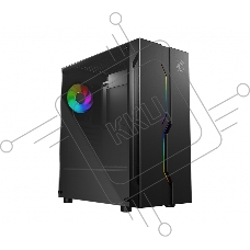 Компьютерный корпус MSI MAG VAMPIRIC 010X / mid-tower, ATX, tempered glass side panel, A-RGB hub / 1x 120mm A-RGB fan inc. / MAG VAMPIRIC 010X