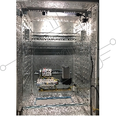 Шкаф уличный всепогодный укомплектованный настенный ЦМО ШТВ-НН, IP54, 12U, корпус: сталь нержавеющая, 600х600х500 мм (ВхШхГ), серый