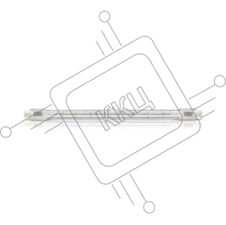 Лампа галогенная КГ 220-1000-5 1000Вт линейная R7s 220В Лисма 350205000