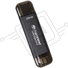 Твердотельный диск 256GB Transcend ESD310C, USB 3.2 Gen 2.1 Type-C [R/W - 1050/950 MB/s]