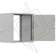 Шкаф коммутационный NTSS LIME (NTSS-WL9U5545GS) настенный 9U 550x450мм пер.дв.стекл несъемн.бок.пан. 30кг серый 110град.